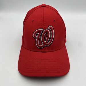 Washington Nationals New Era 39THIRTY MLB  Baseball Hat Cap L/XL Red